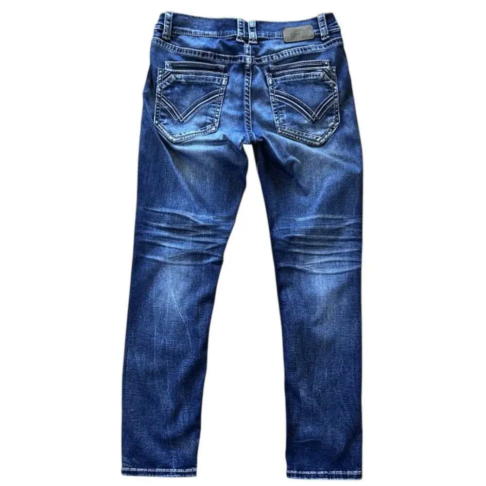 Buckle Black High-Rise Skinny Jeans Men's 36X32